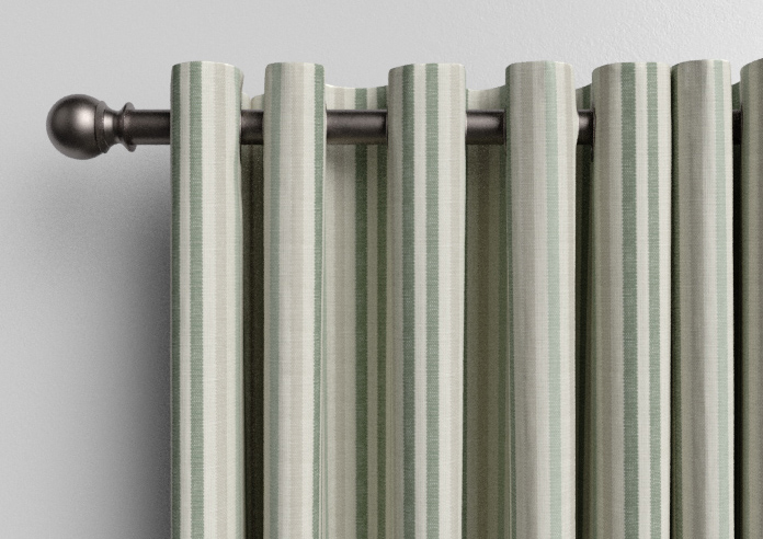 Emily Bond Cornish Stripe, Fern - Made to Measure Curtains - Image 12